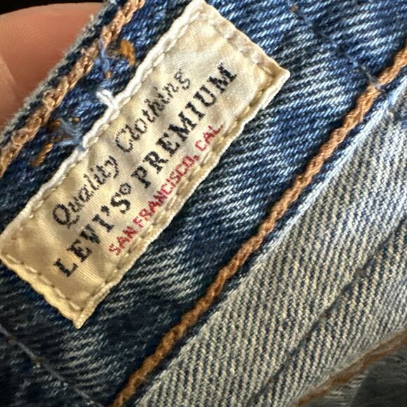 Levi's 501 Women's Jeans Blue Denim Classic Fit Button Fly 30x26 - Picture 14 of 14